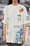 Star Wars Sketch Oversized T-shirt