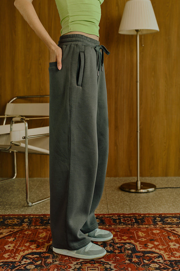 Ash Olive On The Go Joggers