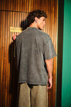 Imaginary Friends Faded Black Oversized T-Shirt