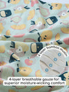 Bamboo Muslin Double Sided Baby Blanket
