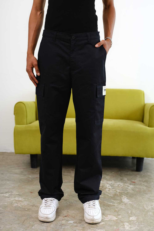 Navy Blue Cargo With Utility Pockets