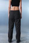 Grey Tape Wide Leg Joggers