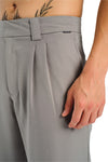 Grey Loose Fit Tailored Trouser