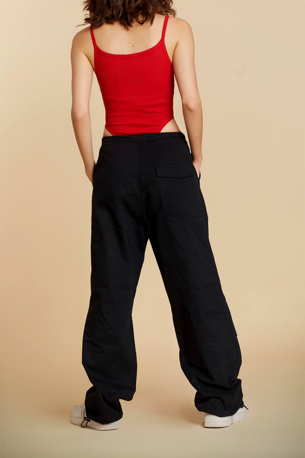Black Parachute Pants