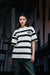 Caped Crusader Stripped T-shirt