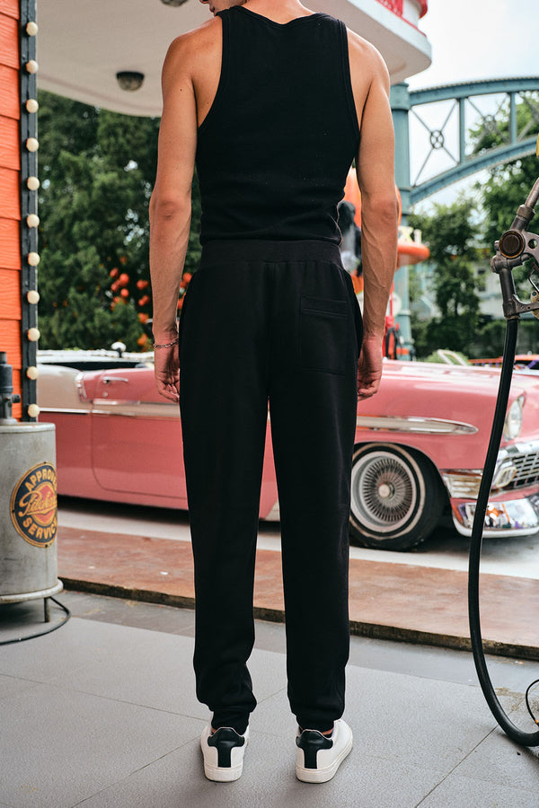 Dollar Bills Black Joggers