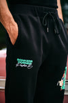 Dollar Bills Black Joggers