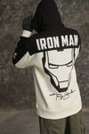 Iron Man Oversized Heavyweight Hoodie(Fleece)