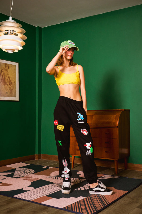 Looney Tunes Black Joggers