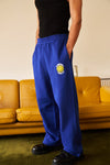 Royal Blue Straight Fit Sweatpants