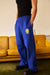 Royal Blue Straight Fit Sweatpants