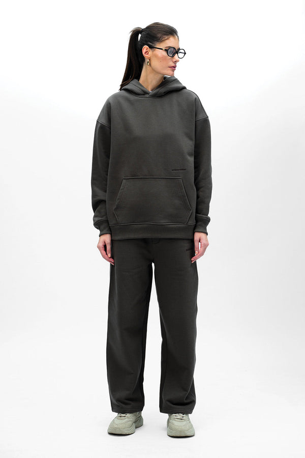 Taupe Wear A Hug Oversized Hoodie