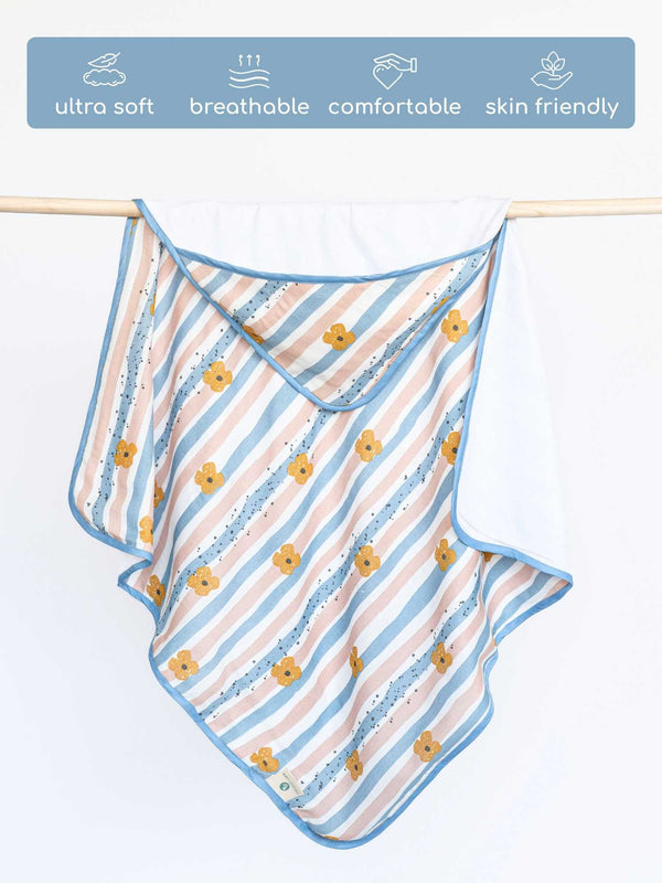 bamboo blanket & hooded towel set