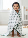 bamboo blanket & hooded towel set