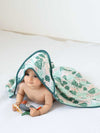 bamboo blanket & hooded towel set
