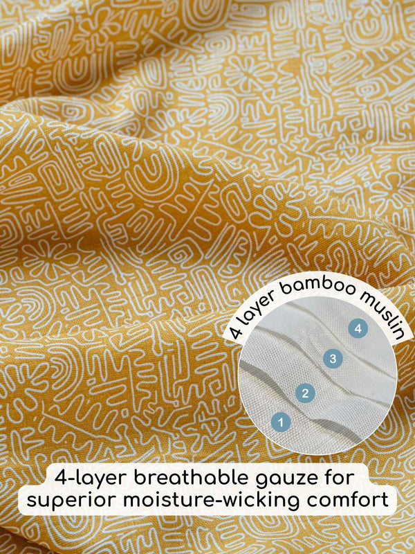 bamboo blanket & hooded towel set