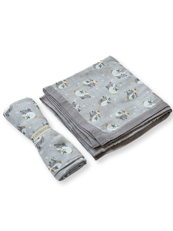 bamboo blanket & swaddle set