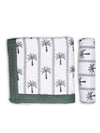 bamboo blanket & swaddle set