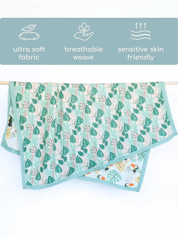 bamboo blanket & swaddle set