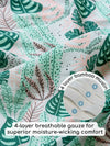 bamboo blanket & swaddle set