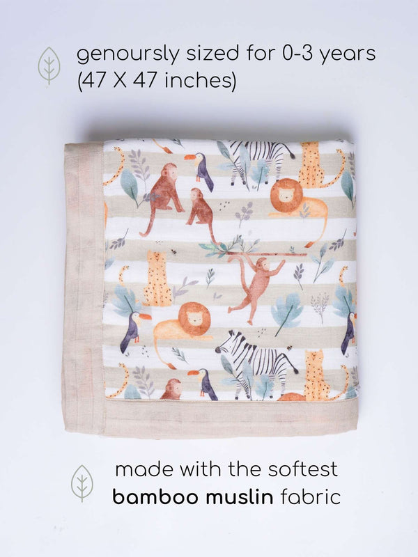 bamboo muslin baby blanket