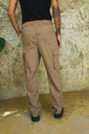 Beige Cargo With Utility Pockets