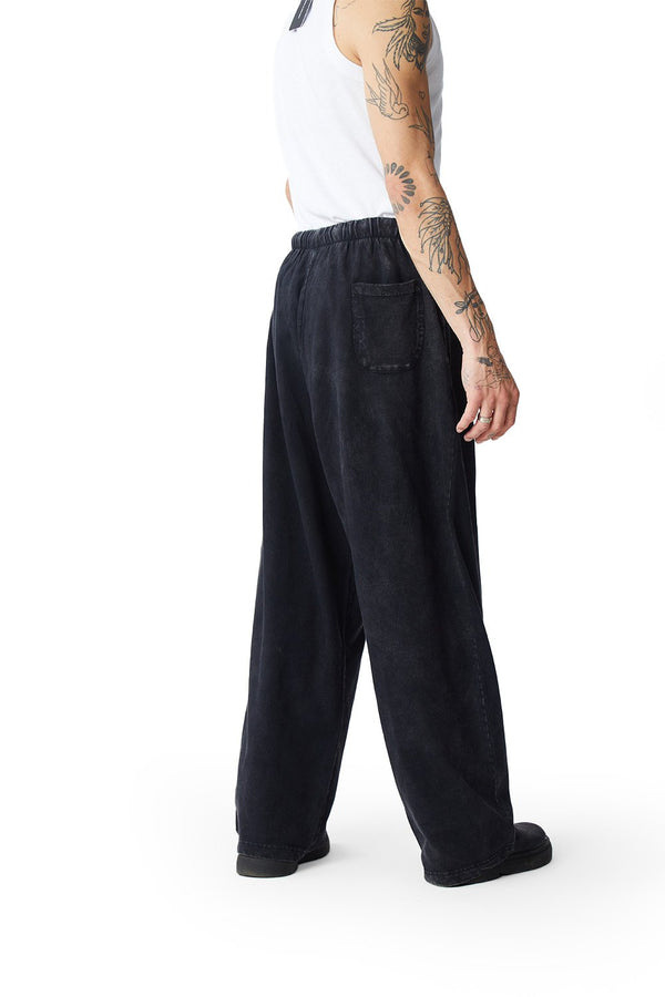 Black Faded Loose Fit Pants