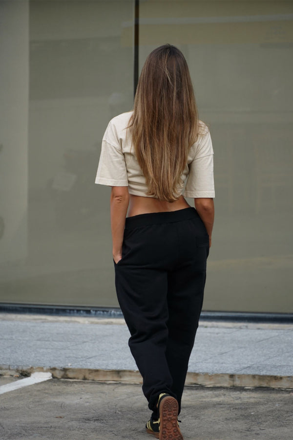 Black Heavyweight Joggers