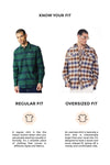 Dark Brown Plaid Regular Fit Shirt