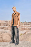 Faded Grey Baggy Fit Jeans