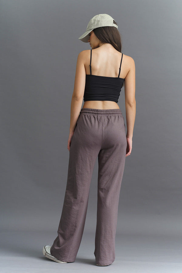 Dark Shadow Wide-Leg Sweatpants
