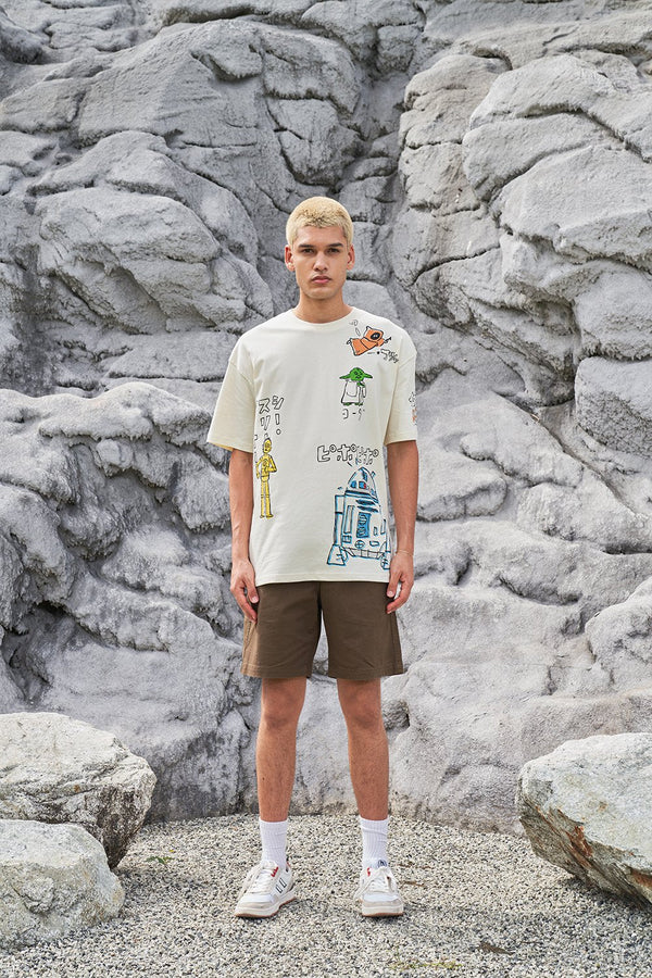 Star Wars Sketch Oversized T-shirt