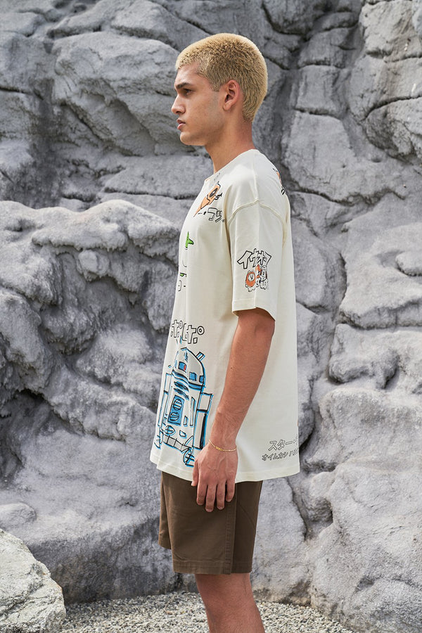 Star Wars Sketch Oversized T-shirt