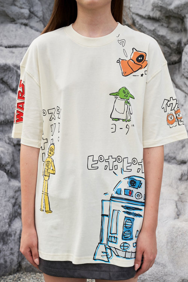 Star Wars Sketch Oversized T-shirt