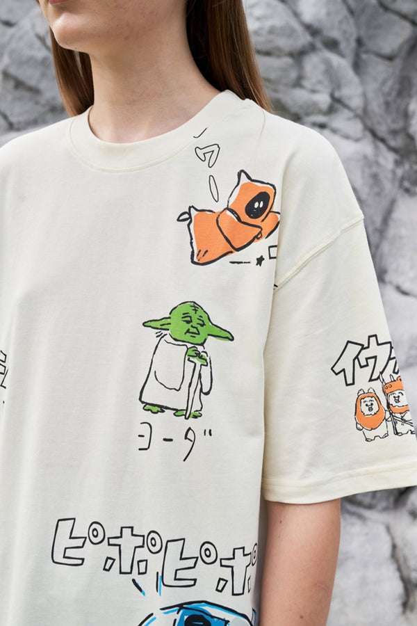Star Wars Sketch Oversized T-shirt