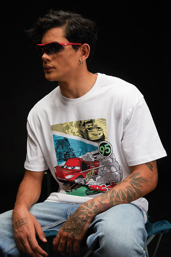 95 Lightning McQueen Oversized T-shirt