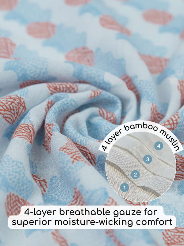 Bamboo Muslin Double Sided Baby Blanket