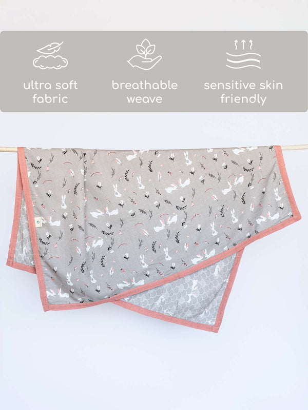 Bamboo Muslin Double Sided Baby Blanket