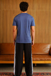 Black Tape Wide Leg Joggers