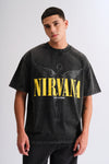 Black Nirvana Oversized T-shirt