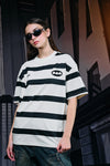 Caped Crusader Stripped T-shirt