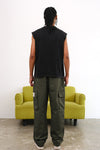 Olive Cargo With Utility Pockets
