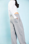 Grey Melange Loose Fit Joggers