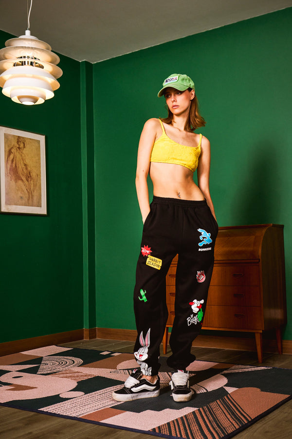 Looney Tunes Black Joggers