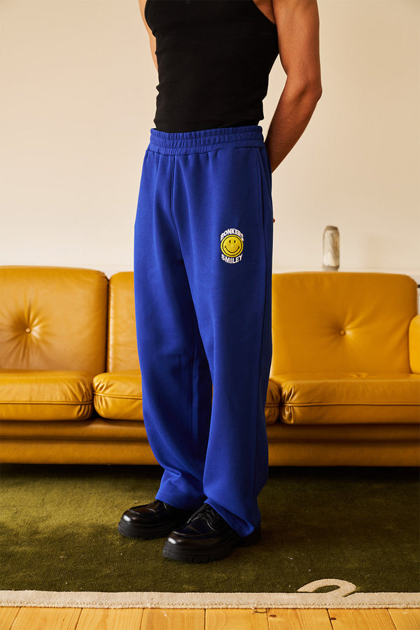 Royal Blue Straight Fit Sweatpants