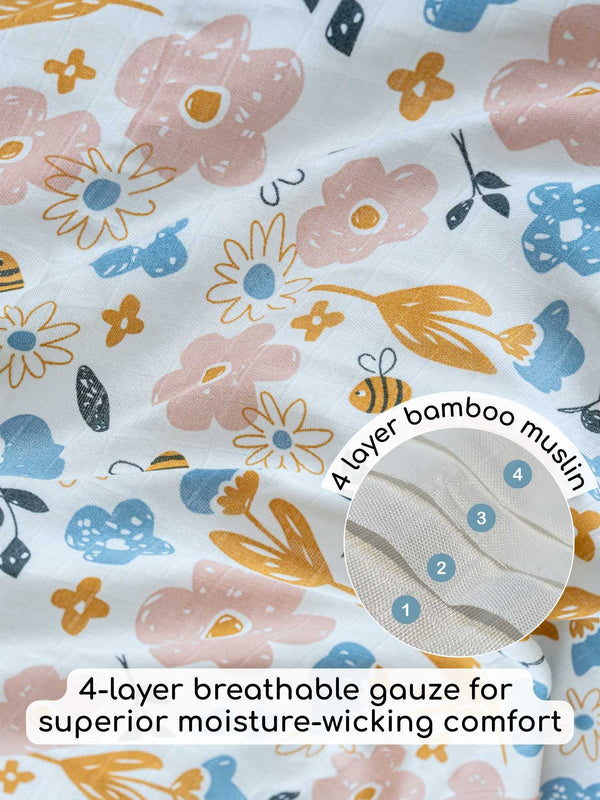 bamboo blanket & hooded towel set