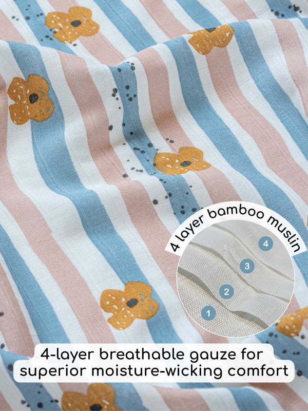 bamboo blanket & hooded towel set