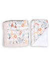 bamboo blanket & hooded towel set