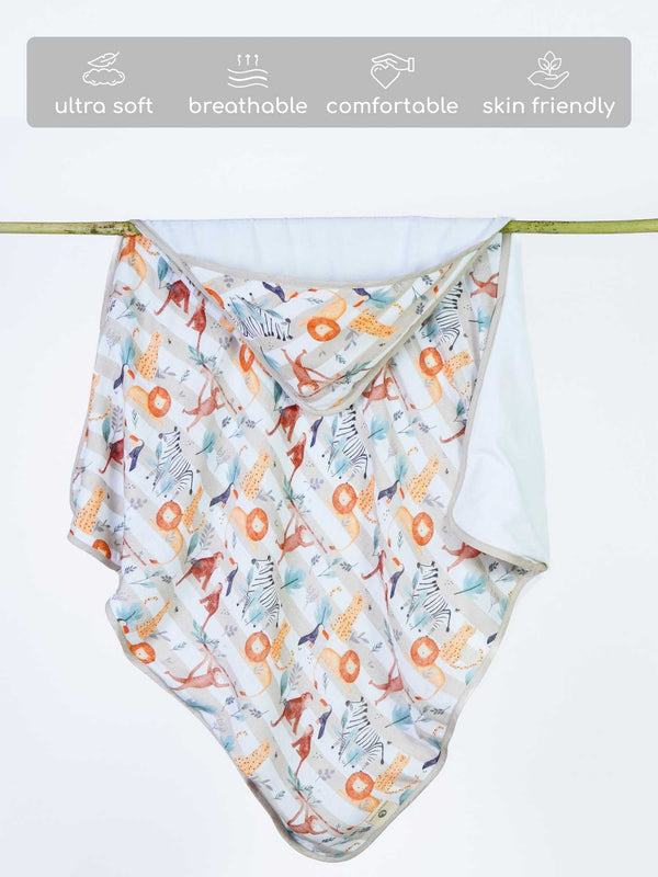 bamboo blanket & hooded towel set