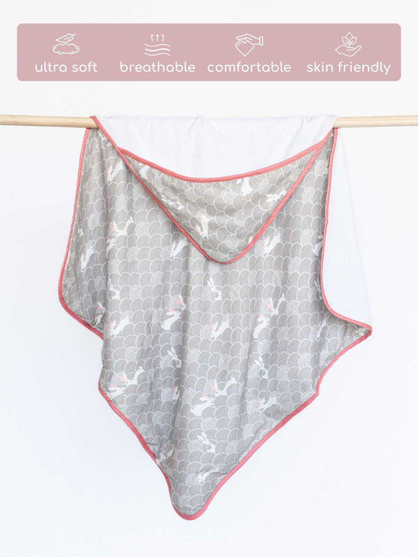 bamboo blanket & hooded towel set